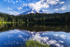 Reflection Lake at Mt. Rainier National Park - July 30, 2020