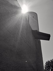 Le Corbusier, Notre Dame du Haut à Ronchamp (Haute Saône), détail