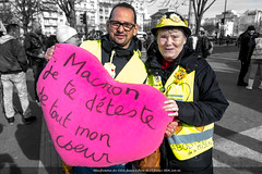 Paris, manifestation du 15 février 2020 des Gilets Jaunes, acte 66.