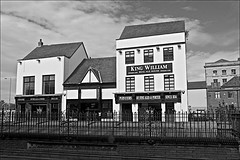 King William Ale House in Monochrome
