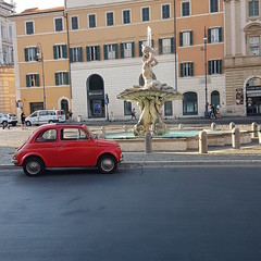 Around Rome with my vintage Fiat 500
