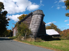 Legend of the Leaning Silo in Whitingham Vermont