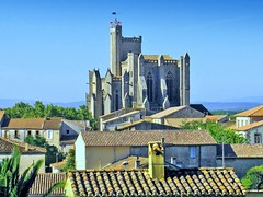 France, la ville de Capestang, Quarante, Château des Carrasses, Ensérune