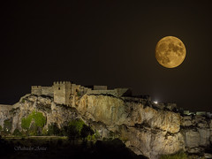 Luna y Castillo de Salobreña