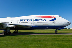British Airways 747 at Kemble