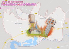 Neaufles-Saint-Martin  27830 carte