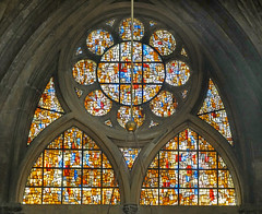 Tympan sud de Roger Bissière (cathédrale de Metz)