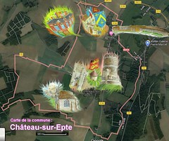 Château-sur-Epte 27420 Carte satellite
