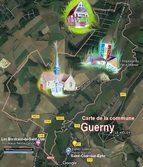 Guerny 27720 Carte Satellite