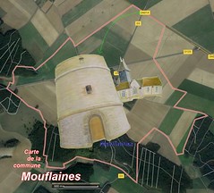 Mouflaines 27420 Carte Satellite
