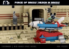 MOC - Force of Bricks | Mini Mando Space Patrol (fobswm004)
