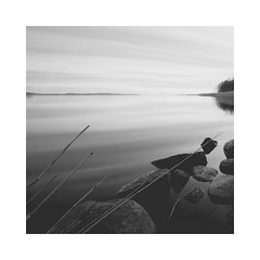 Long exposure lake