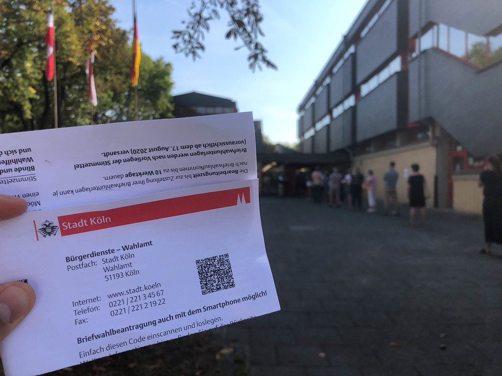 Note from the city of Cologne with information for citizens regarding the local elections in Sept. 2020