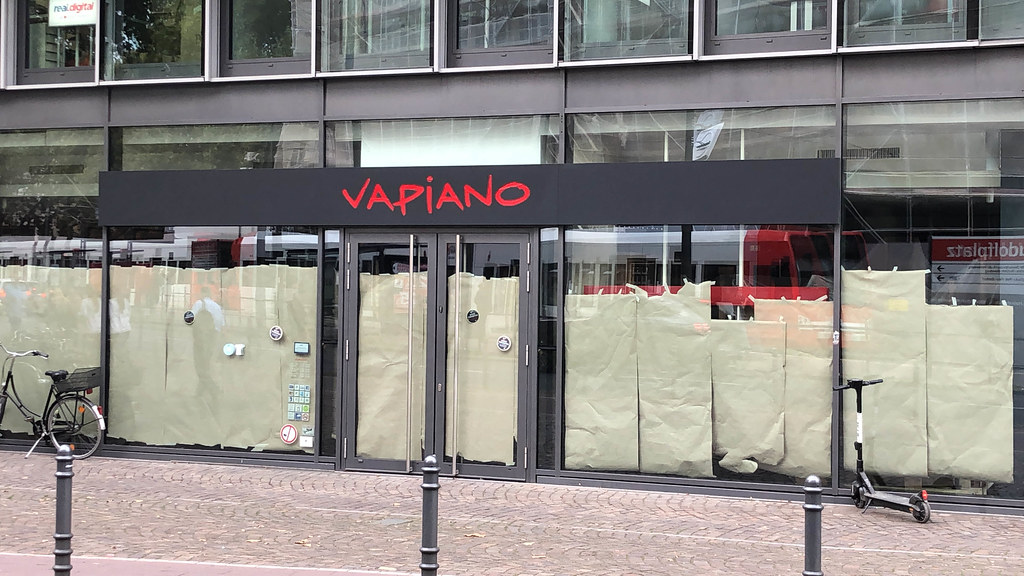 Vapiano-Filiale wegen Insolvenz geschlossen: ein ehemaliger Laden von der Restaurantkette in Köln