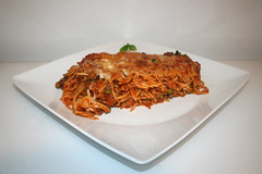 Spaghetti casserole with leek & mushrooms / Spaghetti-Auflauf mit Lauch & Pilzen