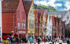 Bryggen, Norway. Europe.