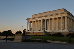 Sunrise at the Lincoln Memorial