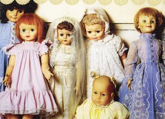 Dolls, teddy bears  and other toys