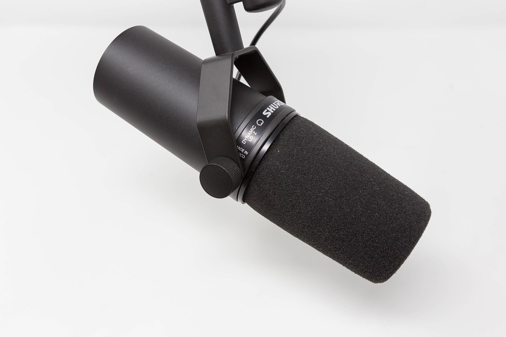 Shure SM7B Mikrofon für die unmittelbare Verbindung zwischen Sprecher und Zuhörer