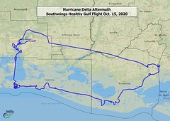 Hurricane Delta Aftermath Overflight 20201015