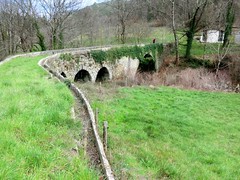 Irrigation canal, Le pont du mas bas, Cévennes, France