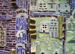 De Keramieken Kaart van Delft  Papenstraat Delft 3D