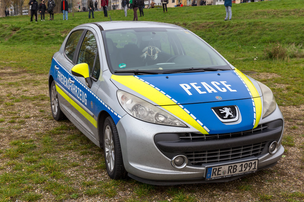 Fake police car with 