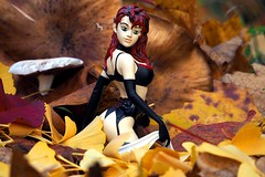 J'ai rencontré la déesse de l'automne... I met the Goddess of Autumn... #E-M10MarkII  #ART #Gimp #DigiKam