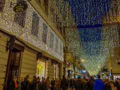 Vienna Christmas Street lights