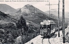 Trams de Menton à Sospel (ligne disparue) France