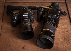 Canon EOS-5D (2005) /  Pentax 645D (2010)