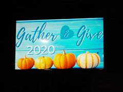 GATHER AND GIVE:  11/19/20
