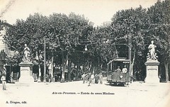 Trams Aix en Provence (ligne disparue) France