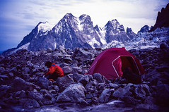 massif des Écrins, massif du Mont Blanc, 08/1988