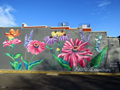 Franklin Street Flowers Mural