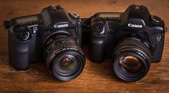 Canon EOS-10D (2003)  /  Canon EOS-5D (2005)