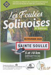 24 em compétition, Dimanche 9 fevrier 2020, Foulées Solinoises, Sainte Soulle, 5 km, 29em sur 149, 1er de ma catégorie