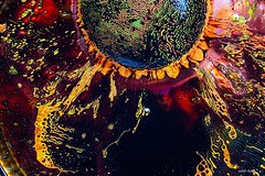 experimete mit ferrofluid und farben