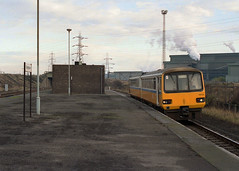class 143s in Tyne and Wear PTE livery