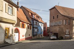 Rue de l'École, Bernardswiller, Alsace, France