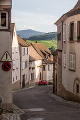 Rue de la Montagne, Mittelbergheim, Alsace, France