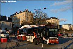 Iveco Bus Urbanway 12 CNG – Setram (Société d'Économie Mixte des TRansports en commun de l'Agglomération Mancelle) n°212