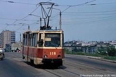 Kostjantyniwka (Konstantinowka) Straßenbahn 1992 und 2001