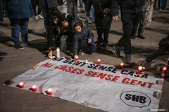12_01_2021 Acte en homenatge a les dues persones mortes de fred a Barcelona