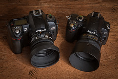 Nikon D70 (2004) / Nikon  D40 (2006)