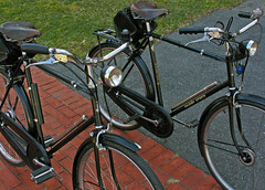 Two Raleigh bicycles made in England