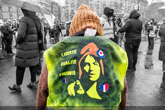 Paris, marche des libertés du 16 janvier 2021