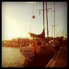 Berthed before sunset