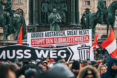 Anti-Corona-Demo am 16.01.2021 in Wien