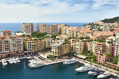 Blue waters of Monaco